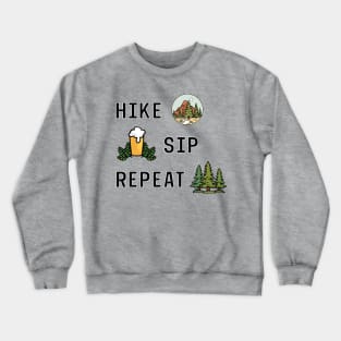 Hike, Sip, Repeat Crewneck Sweatshirt